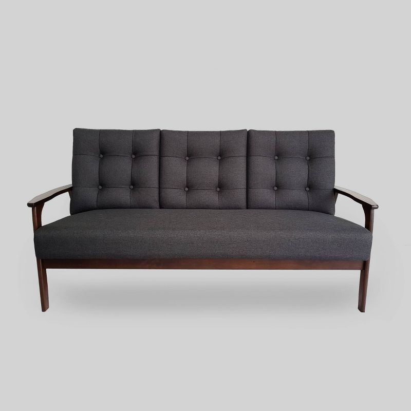 Duluth Mid Century Tufted Sofa Black - Christopher Knight Home, 1 of 7