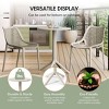 WestinTrends Playa 23.5" Outdoor Polypropylene Resin Round Patio Bistro Dining Table for 2 - 4 of 4