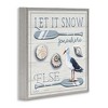 Stupell Industries Snow Somewhere Else Black Framed Giclee Art - 3 of 4