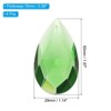 Unique Bargains Crystal Pendant DIY Lamp Arts Crafts Decorative Teardrop Beads 1.97" 4 Pcs - 2 of 4