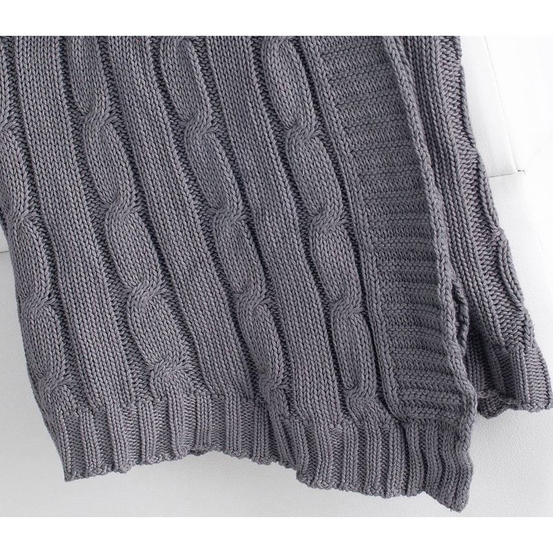 50"x60" Cable Knit Throw Blanket - Rizzy Home, 4 of 5