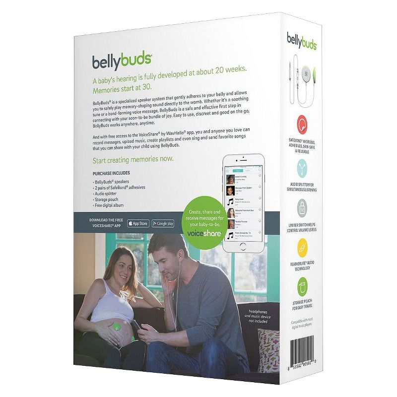 Bellybuds Deluxe Baby-Bump Sound System, 2 of 5