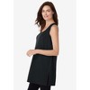 Woman Within Women's Plus Size Longer-Length Dip-Dye Sleeveless Tunic - 4 of 4