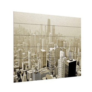 Preston 'Chicago Skyline' Multi Panel Art Set Large - 1 of 4