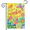 Briarwood Lane Spread Sunshine To Others Spring Garden Flag Floral Inspirational 18" x 12.5" - 2 of 4