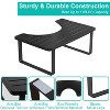 NewHome"Wooden Metal Potty Stool for Adults & Children, 6.69in Height, Anti-Slip, Rustproof, Black"Black - 2 of 4