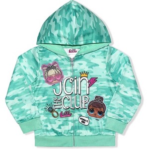 Girl's LOL Surprise Zip Up Fashion Hoodie Jacket For Kids - 1 of 3