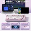 YUNZII B75 PRO Wireless Mechanical Keyboard,75% Layout with Knob,Hot Swap Gasket Custom Structure,Creamy Pre-lubed Switches - 3 of 4