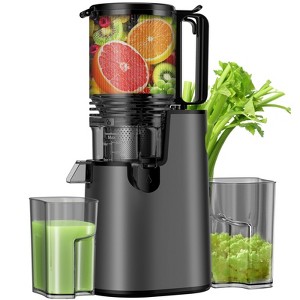 LQZ Cold Press Juicer, Juicer Machines with 5.4" Wide Feed Chute for Juice Extractor, Professional Slow Masticating Juicer with High Juice Yield - 1 of 4