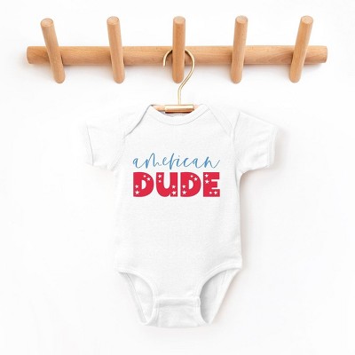 The Juniper Shop American Dude Pastel Baby Bodysuit