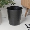 happimess Remi Modern Classic Textured Steel 2-Gallon Wastebasket - 2 of 4