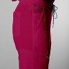 Members Only Women’s Scrub Jogger Cargo Pant with Open Bottom Leg (Printed Waist Pocket Bags) - 2 of 4