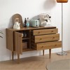 Bella Depot Antigue 43.31" Sideboard Buffet with 3 Drawers and 1 Doors - 2 of 4
