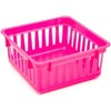 Classroom Storage Baskets, Colorful Paper Organizer Baskets Plastic Crayon  Pencil Storage Bins with Handles for Home Office School, 7.4 x 5.6 x 2.4