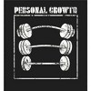 Gym Culture Personal Growth Crew Neck Long Sleeve Adult Tee - 2 of 2