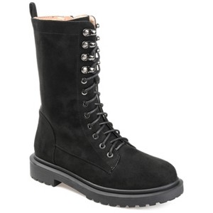 Journee Collection Womens Cadee Inside Zip Block Heel Booties - 1 of 4