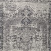 HomeRoots 9' X 12' Gray And Charcoal Moroccan Distressed Area Rug - 4 of 4