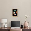 Art Remedy Distortion in Typefaces Contemporary Shapes Abstract Wall Art Framed - 2 of 4