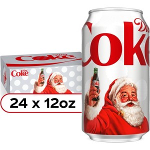 Diet Coke Soda - 24pk/12 fl oz Cans - 1 of 4