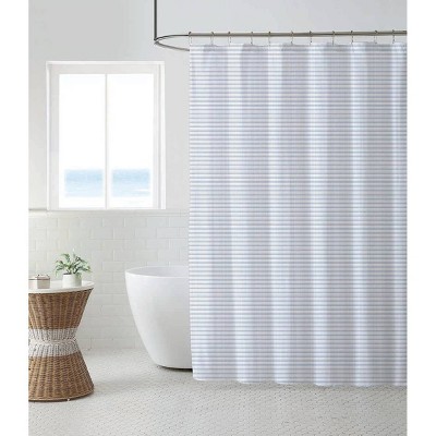 Maldive Striped Shower Curtain Navy - Tommy Bahama