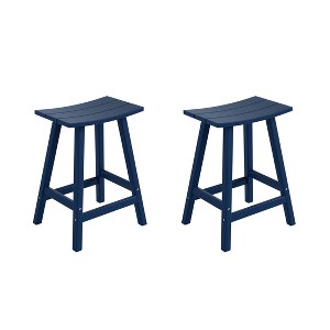 WestinTrends Outdoor Patio Adirondack Counter Height Stool Chair - 1 of 4