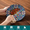 vancasso 12 Pieces Dinnerware Set, Multicolour Set, Bohemian Style, Porcelain Dinnerware, Plates, Bowls Set For 4 Person - 4 of 4