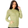 Women's Melange Zip Jacket - french kyss - image 3 of 4