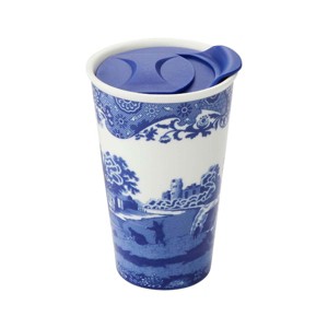 Spode Blue Italian Travel Mug, 8 Ounce - 1 of 4