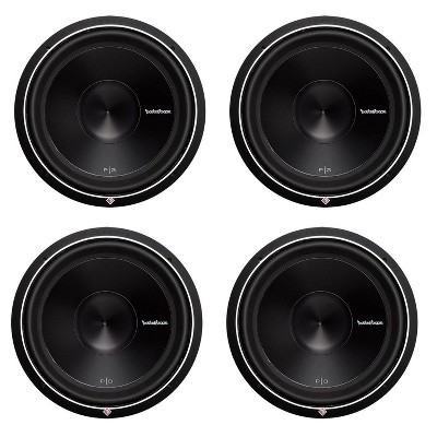 Rockford Fosgate 4 x P3D4-15 15-inch 1200 Watt 4-Ohm Car Audio Subwoofer Sub P3D415  (4 Pack)