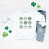 Simply Sage Market Women's Graphic Sweatshirt St. Patrick's Smiley Chart - 3 of 3