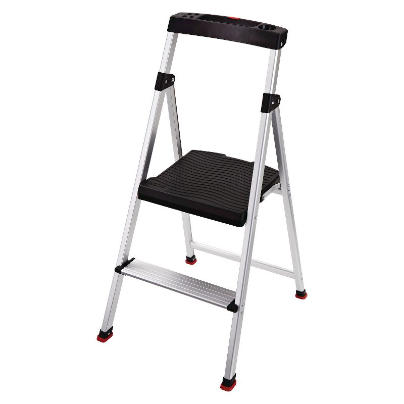 Rubbermaid 2-Step Lightweight Aluminum Step Stool with Project Top, 1 of 6