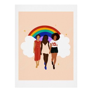 16" x 20" Studio 1514 Brooklyn Girl Power Art Print Cream - Deny Designs: Modern Cardstock Wall Decor for Bedroom, Dorm - 1 of 1