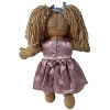 Doll Clothes Superstore Handmade Mauve Brocade Dress Fits 15-16 Inch Cabbage Patch Kid Dolls - 4 of 4