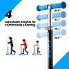 Joyfy LED Light-Up Scooter for Kids - Adjustable 4-Position Handlebar, Lean-to-Steer Control & Wide Anti-Slip Deck (Max 110 lbs Capacity) - 4 of 4