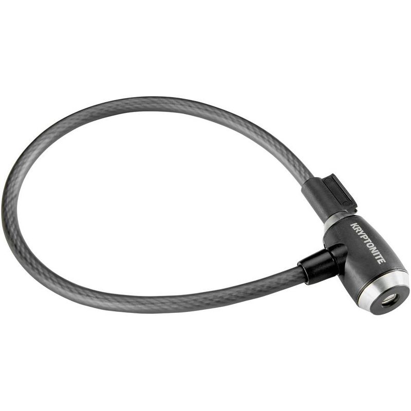 Kryptonite KryptoFlex 1265 Cable Lock With Key 2.12' x 12mm Diameter Black, 1 of 5