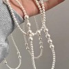 HTUTWOO Layered Pearl Beaded Necklace Vintage Pearl Strands Flapper Beads Necklace for Women's Clothing Jewelry Accessories - 4 of 4