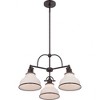 Quoizel Lighting Grant 3 - Light Chandelier in  Palladian Bronze - 4 of 4