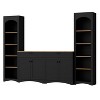 YOOCOZZ 3-Piece TV Stand for TVs Up to 70" with Storage Cabinet and Bookshelf - 2 of 4