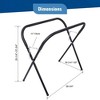 Heavy Duty Work Stand,  for Bumpers, Fenders, Doors & Hoods,Portable Folding Work Stand,750 Lbs ,Adjustable,Padded,for Garages,Repair Shops - 2 of 4