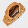 Faux Suede Mini Studded Slouchy Chain Handbag - Universal Thread™ Tan - 4 of 4