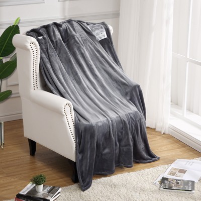 Heated Blanket Electric Throw, Soft Double-Sided Flannel Heating Blanket with 10 Hours Auto Off, Machine Washable, ETL Certification