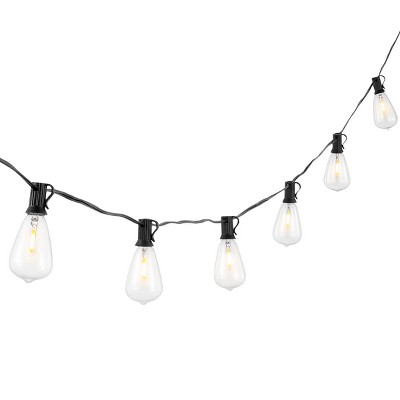 Dorcia Black 10-Foot LED Outdoor String Lights