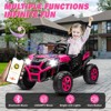 JOYRACER 24V Ride on Truck Toys w/ Remote Control, 2 Seater 400W   Electric Powered Ride on w/ Dump Bed, 3 Speeds, Shovel & Bluetooth/Music - 2 of 4