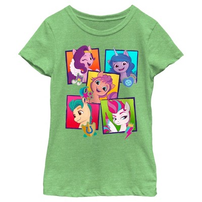 Girls Character T shirts Offical Little Pony Trolls Minnie Mouse Shimmer & Shine 