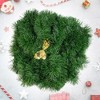 Swtroom 50FT Non Lit Soft Green Unlit Artificial Greenery Garland for Christmas Decoration for Outdoor Or Indoor, Artificial Xmas Garland Decoration - 2 of 4