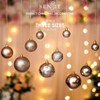 Aoibox Christmas Ornaments Set Champagne Shatterproof Ball Ornaments 32 Piece Pack for Tree Decor 1.57in 2.36in 3.15in Assorted Textures - 4 of 4