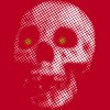 Men's Design By Humans Giant Halloween Skull By robotface T-Shirt - 2 of 4