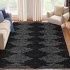 Modern Geometric Living Room Area Rugs with Stripped Lines, Indoor Contemporary Non Slip Floor Carpet for Bedroom - 2 of 4