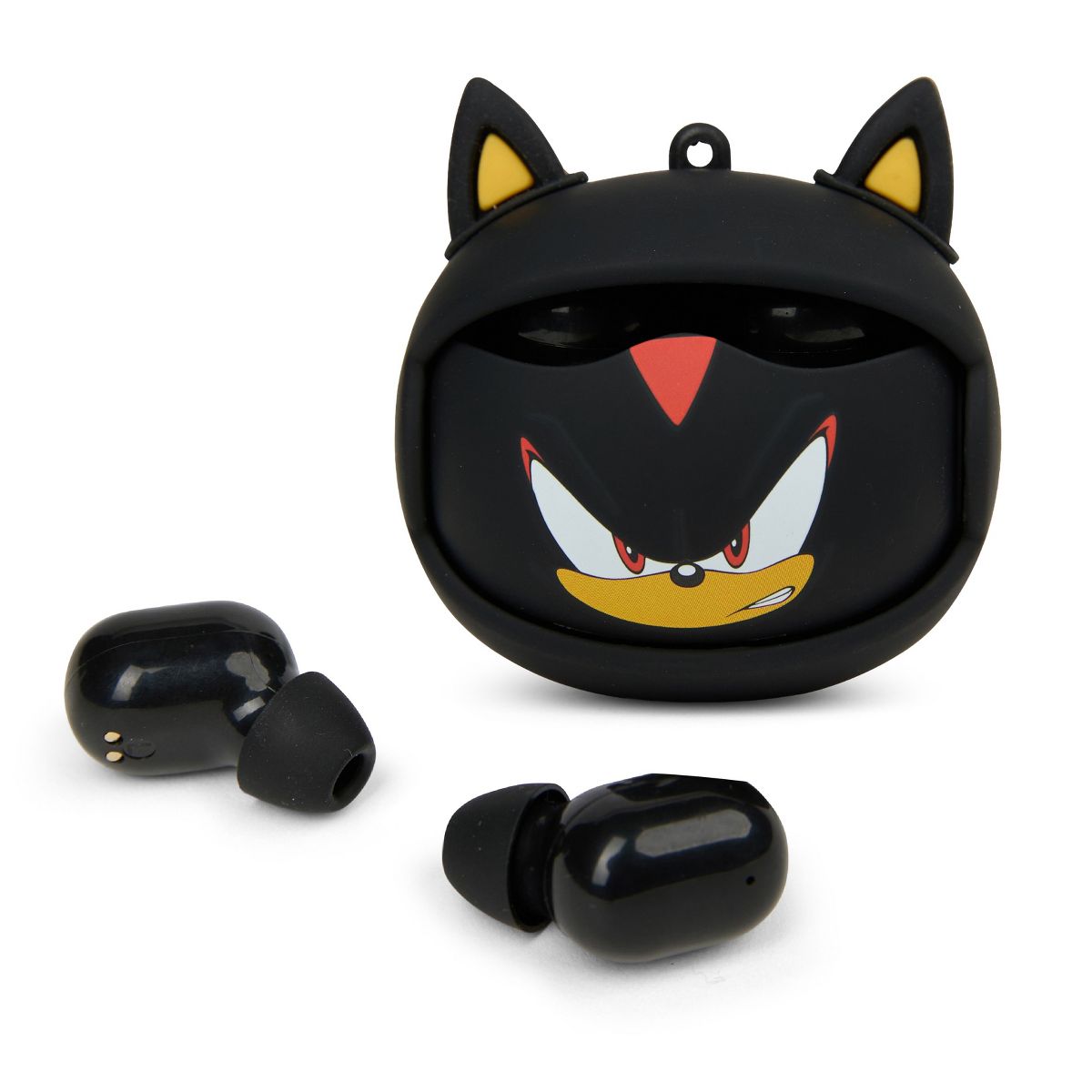 Sonic the Hedgehog Wireless Earbuds 15 Hour Playtime with Noise Cancelling and Flip Case - Shadow