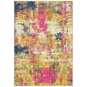 COZONY Washable Modern Abstract Colorful Low Pile Area Rug for Living Room Dining Room Home Office - 1 of 4